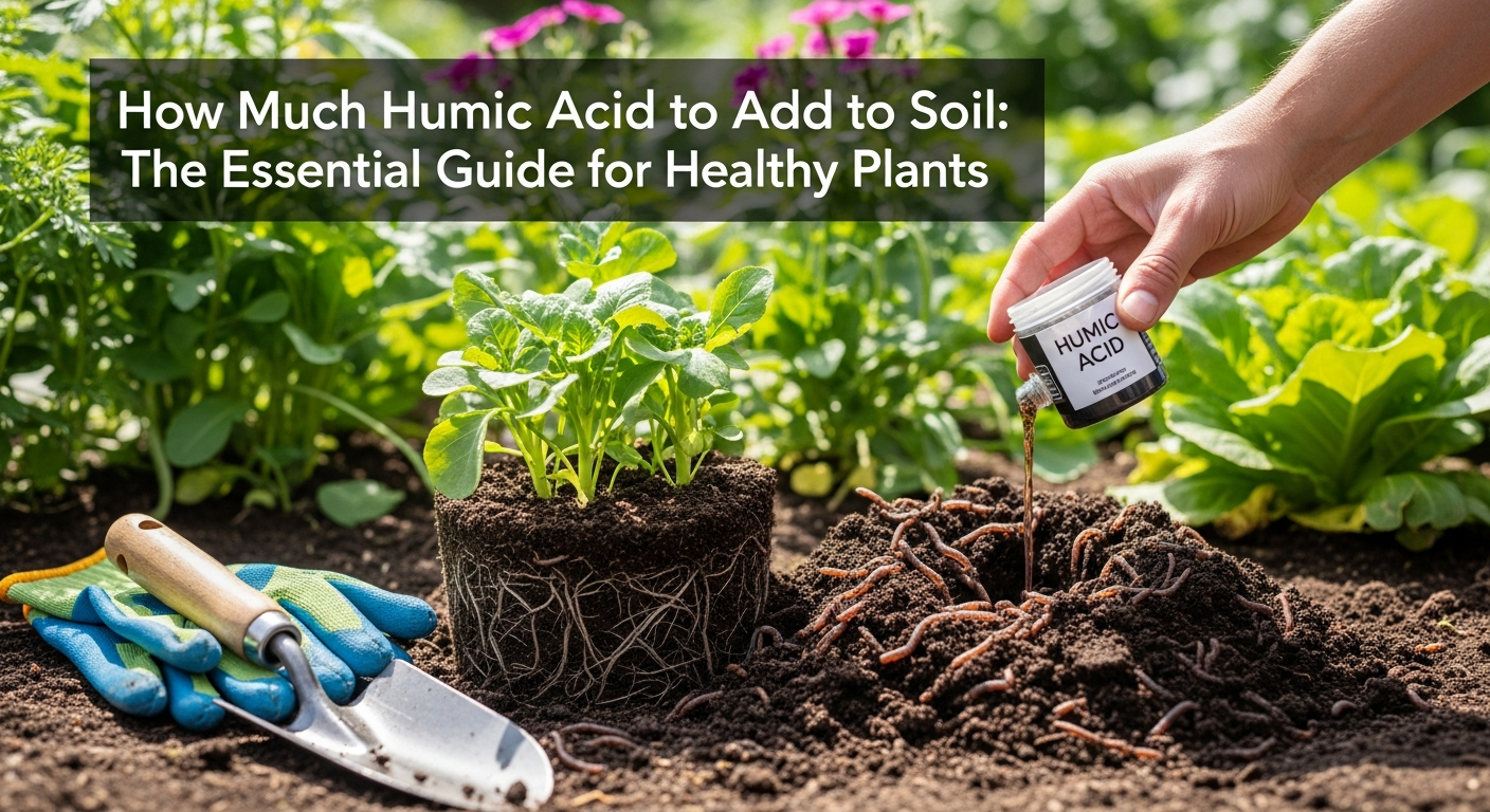 How Much Humic Acid to Add to Soil for Health..