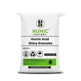 Humic Acid Shiny Granules – 60% humic acid – 25 kg Bag Packing Available